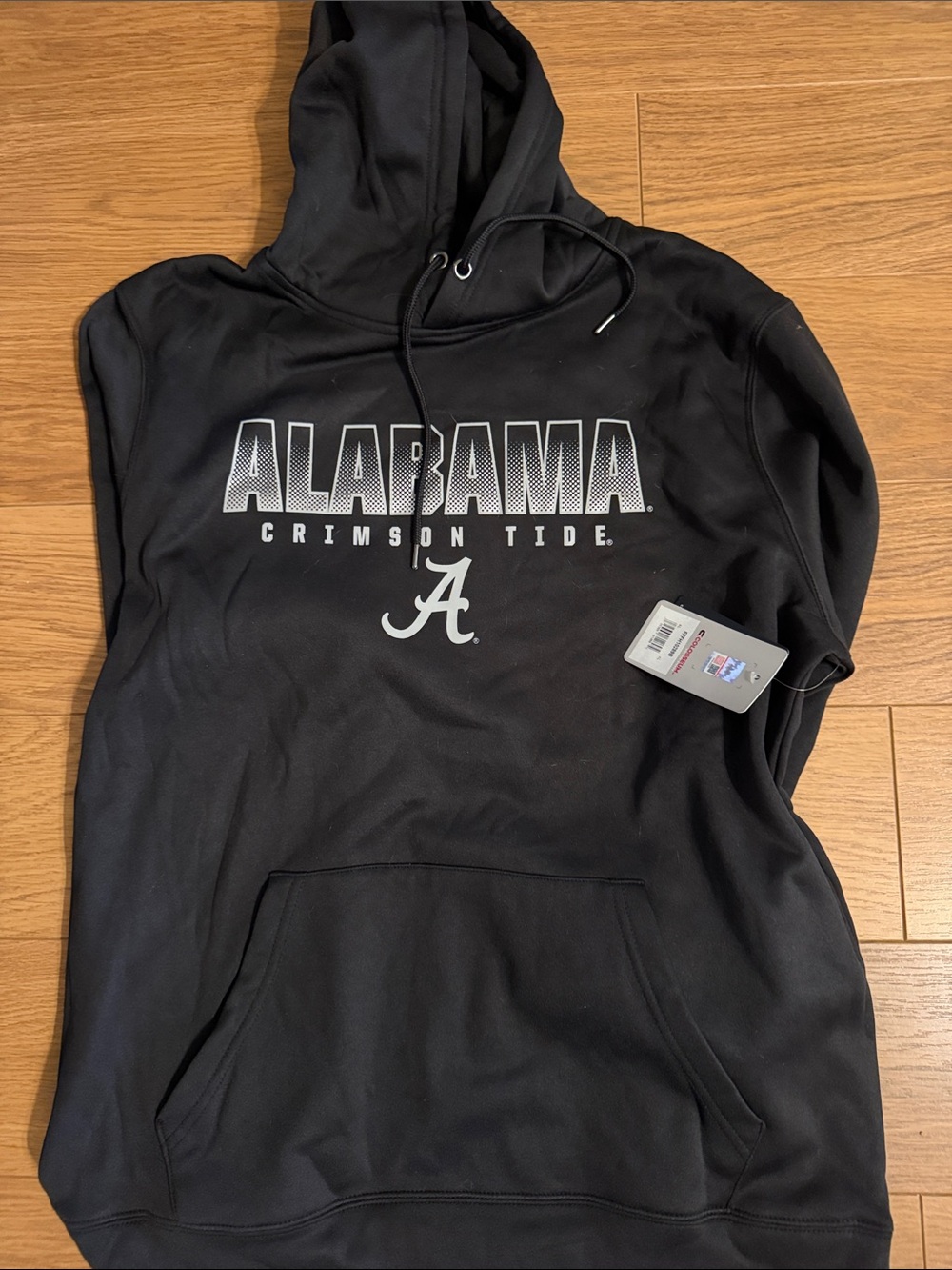 Colosseum Black Alabama Crimson Tide Pullover Hoodie